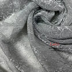 Ткань гофре с люрексовой нитью  «ZUHAIR MURAD»