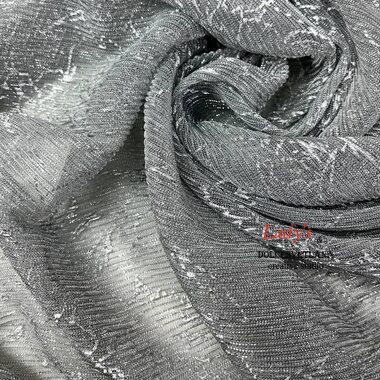 Ткань гофре с люрексовой нитью  «ZUHAIR MURAD»