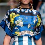 Вискозный шелк  коллекция Isole Eolie «DOLCE & GABBANA» 