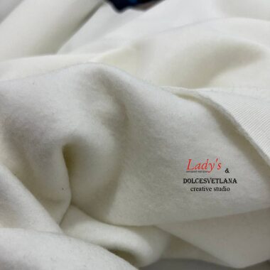 Футер 3х нитка начес Турция белый.