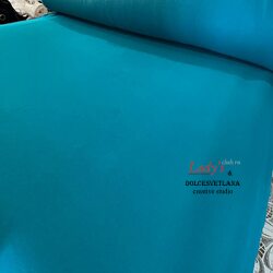 Футер 3х нитка начес Турция бирюза.