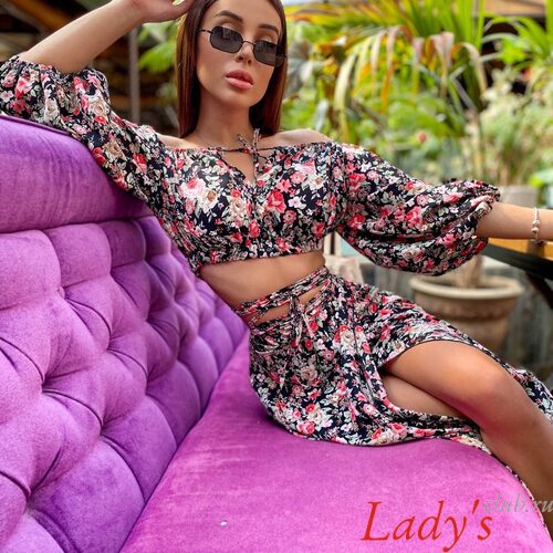 Женское короткое платье купить в интернет магазине Lady's club.ru lcl14072